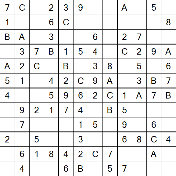 Sudoku 12x12 - Fácil
