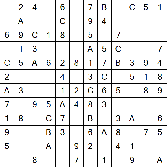 Sudoku 12x12 - Fácil