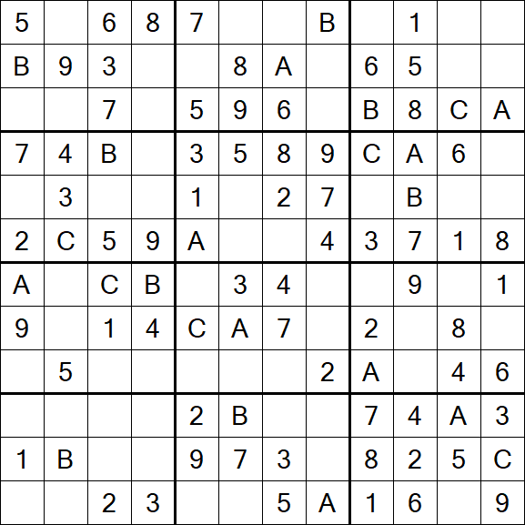 Sudoku 12x12 - Fácil