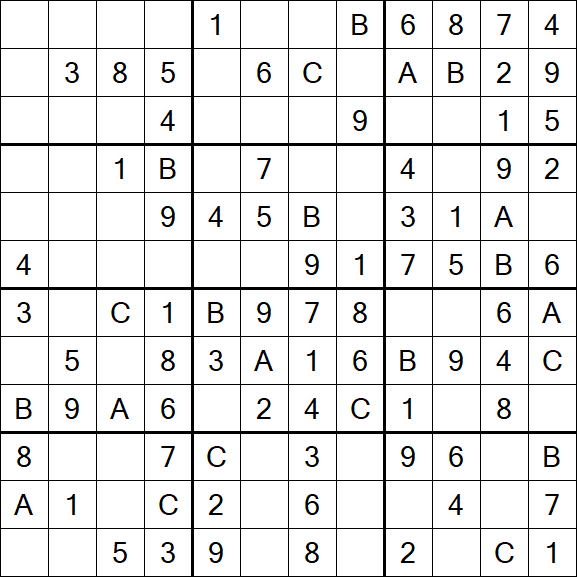 Sudoku 12x12 - Fácil