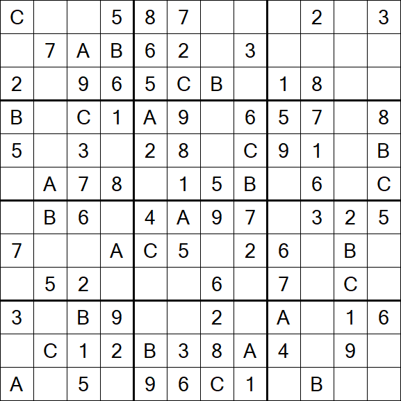 Sudoku 12x12 - Fácil
