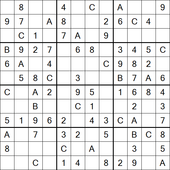 Sudoku 12x12 - Fácil