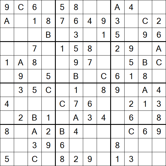 Sudoku 12x12 - Fácil