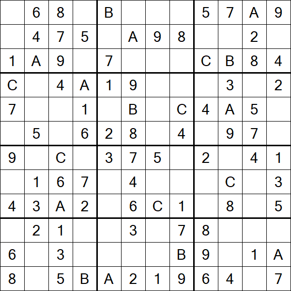 Sudoku 12x12 - Fácil