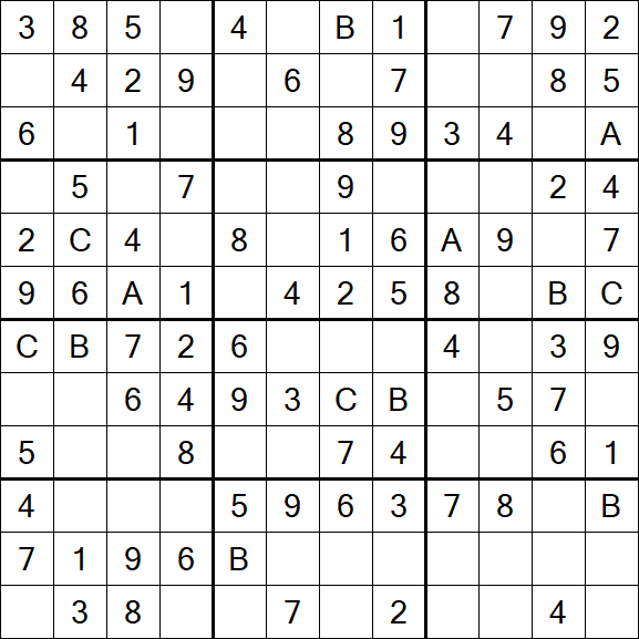 Sudoku 12x12 - Fácil
