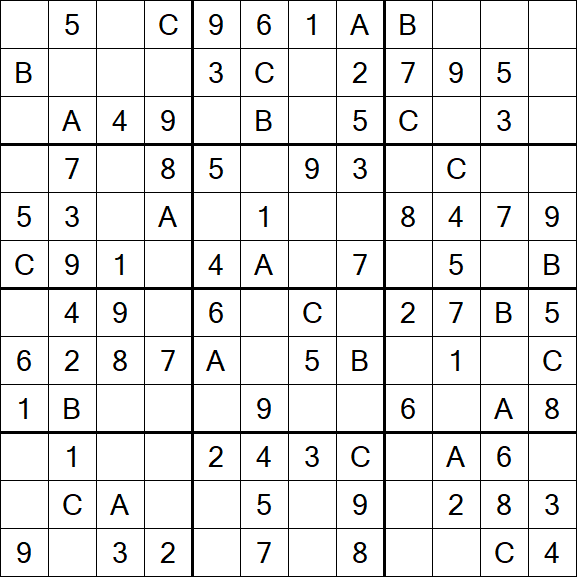 Sudoku 12x12 - Fácil