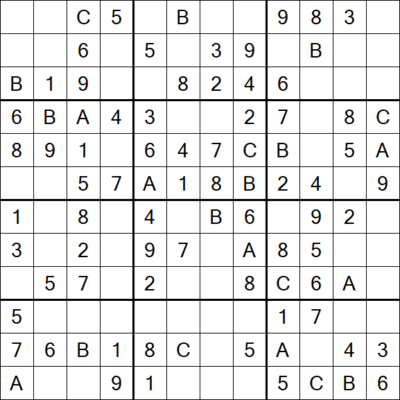 Sudoku 12x12 - Fácil