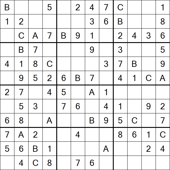 Sudoku 12x12 - Fácil