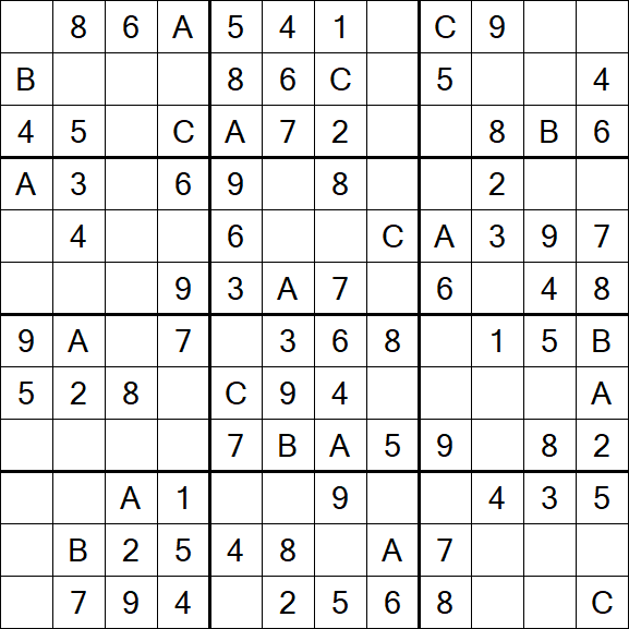Sudoku 12x12 - Fácil