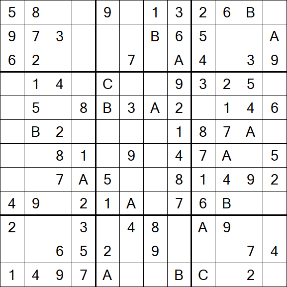 Sudoku 12x12 - Fácil