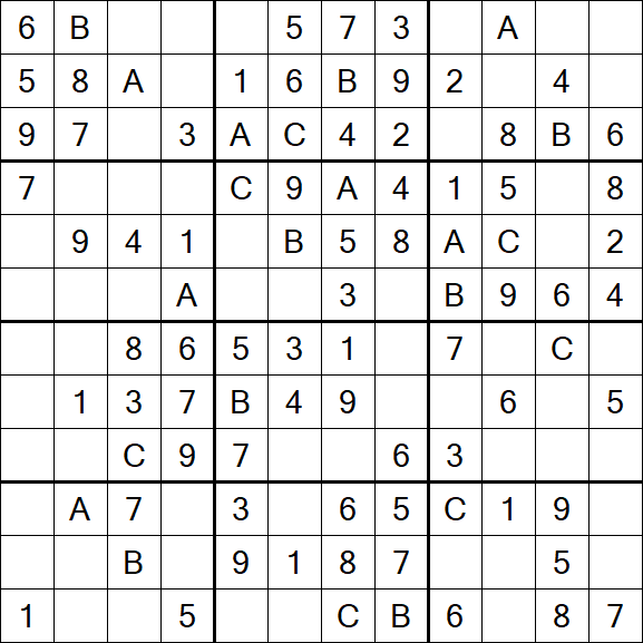 Sudoku 12x12 - Fácil