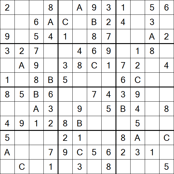 Sudoku 12x12 - Fácil