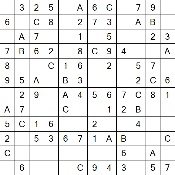 Sudoku 12x12 - Fácil