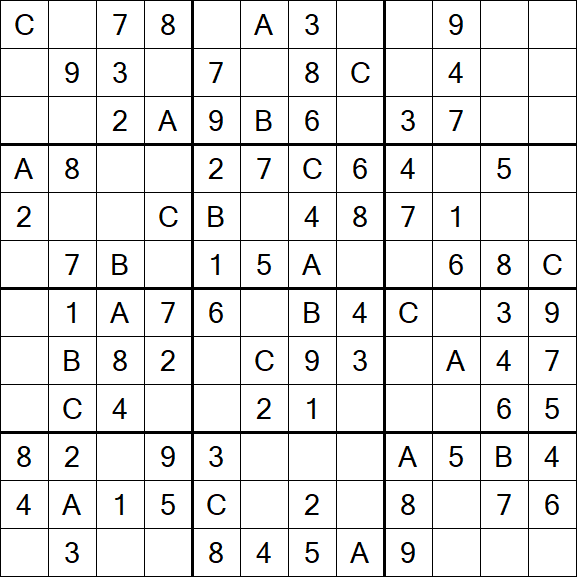 Sudoku 12x12 - Fácil