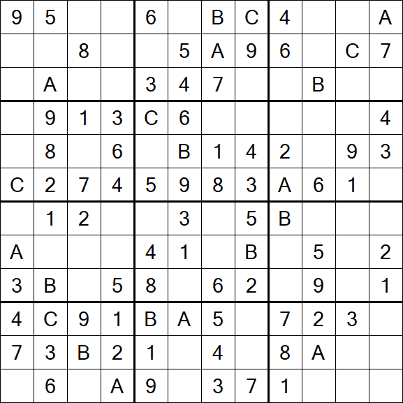 Sudoku 12x12 - Fácil