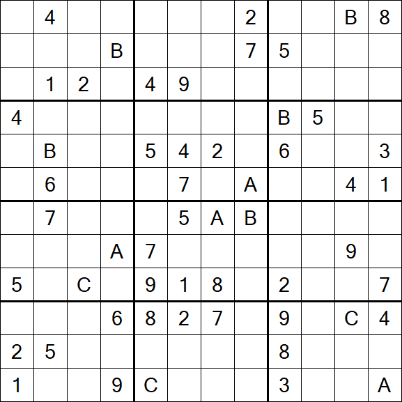 Sudoku 12x12 - Difícil