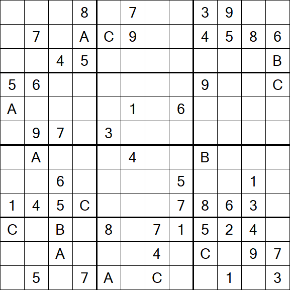 Sudoku 12x12 - Difícil