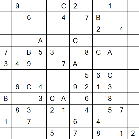 Sudoku 12x12 - Difícil