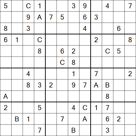 Sudoku 12x12 - Hard