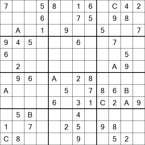 Sudoku 12x12 - Hard