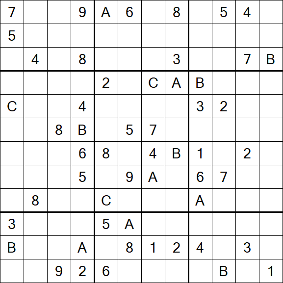 Sudoku 12x12 - Hard