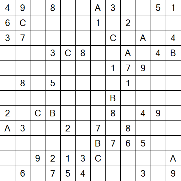 Sudoku 12x12 - Hard