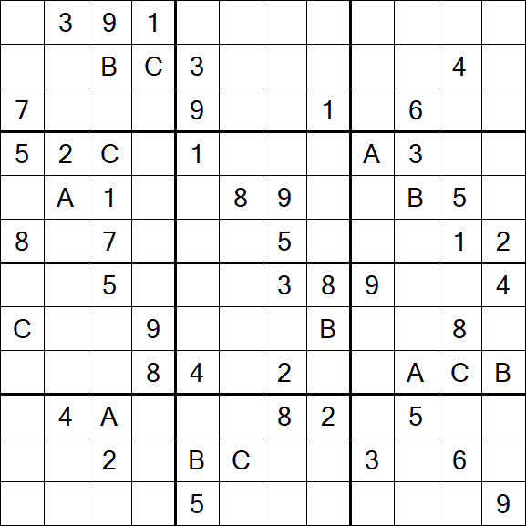 Sudoku 12x12 - Hard
