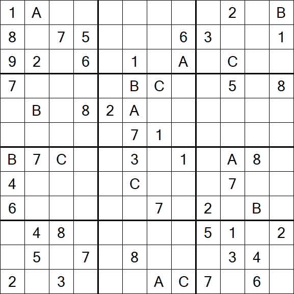 Sudoku 12x12 - Hard