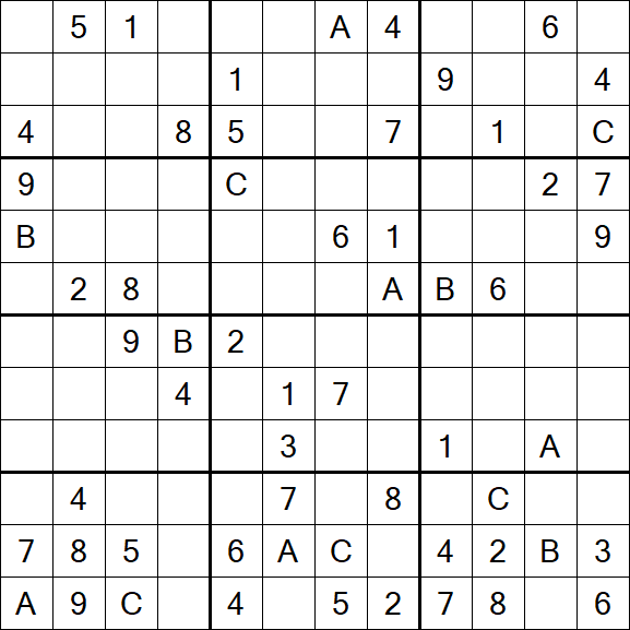 Sudoku 12x12 - Hard