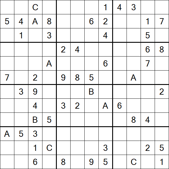 Sudoku 12x12 - Hard