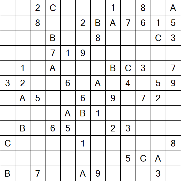 Sudoku 12x12 - Hard