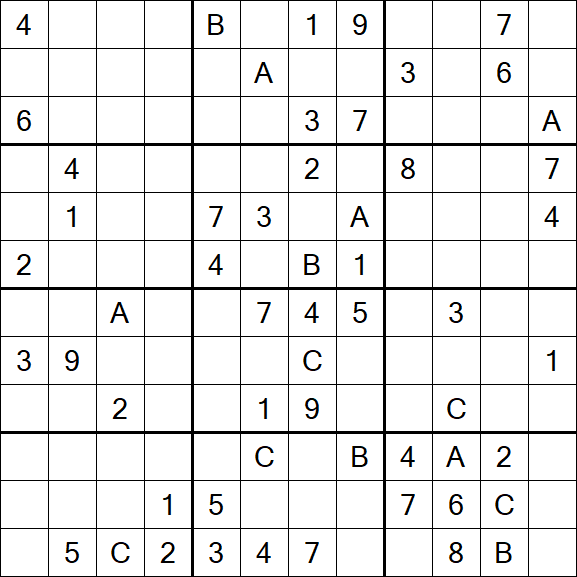 Sudoku 12x12 - Hard