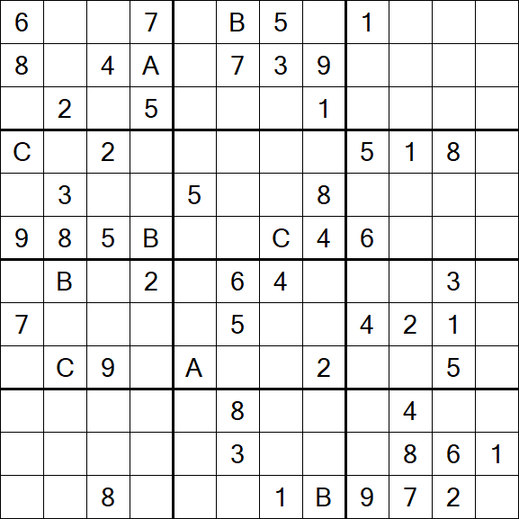 Sudoku 12x12 - Hard