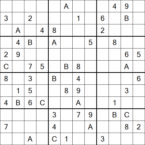 Sudoku 12x12 - Hard