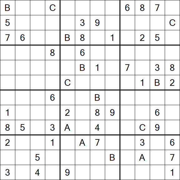 Sudoku 12x12 - Hard