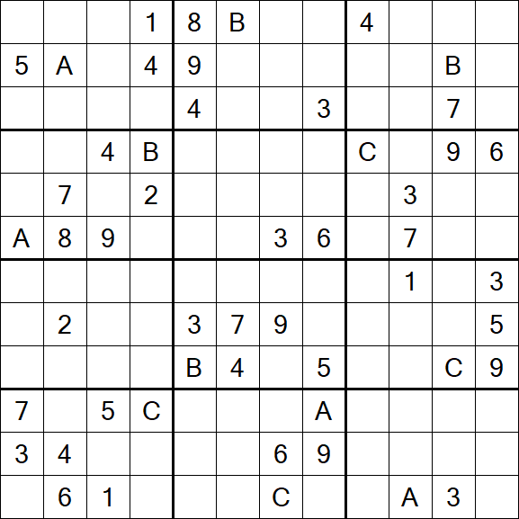 Sudoku 12x12 - Hard