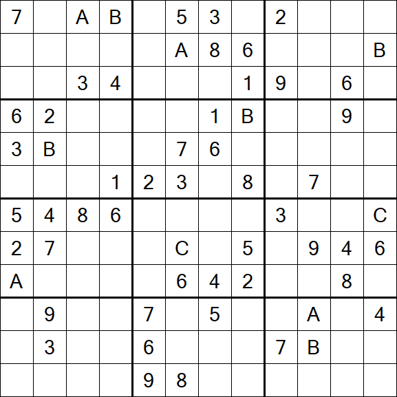 Sudoku 12x12 - Hard