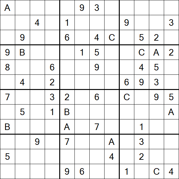 Sudoku 12x12 - Hard