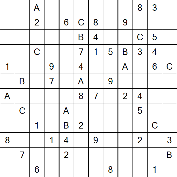 Sudoku 12x12 - Hard