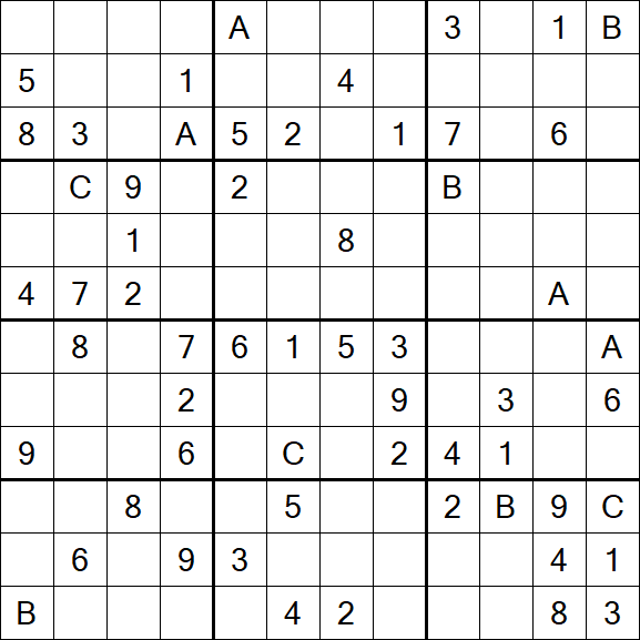 Sudoku 12x12 - Hard