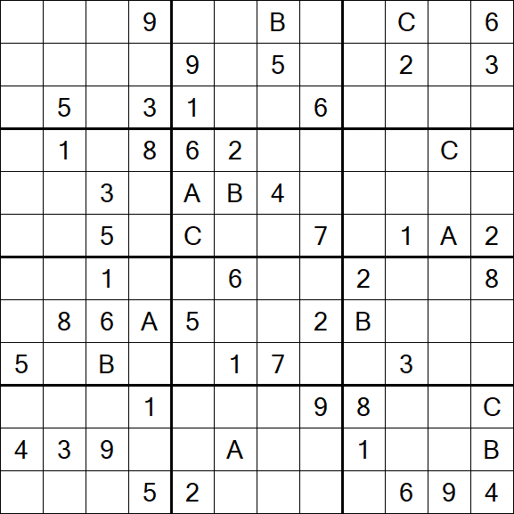 Sudoku 12x12 - Hard