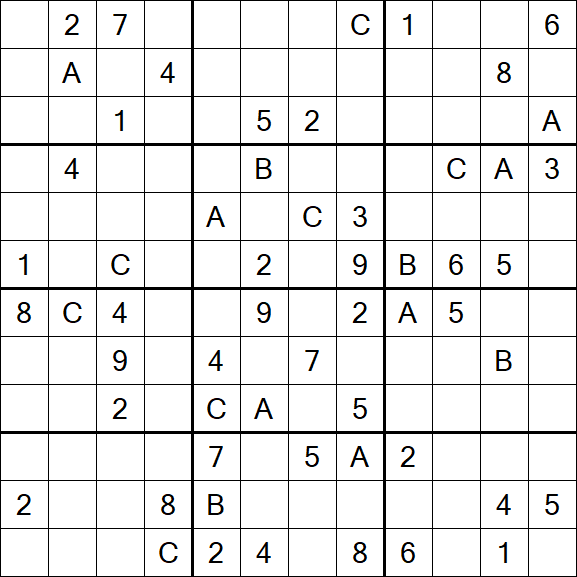 Sudoku 12x12 - Hard