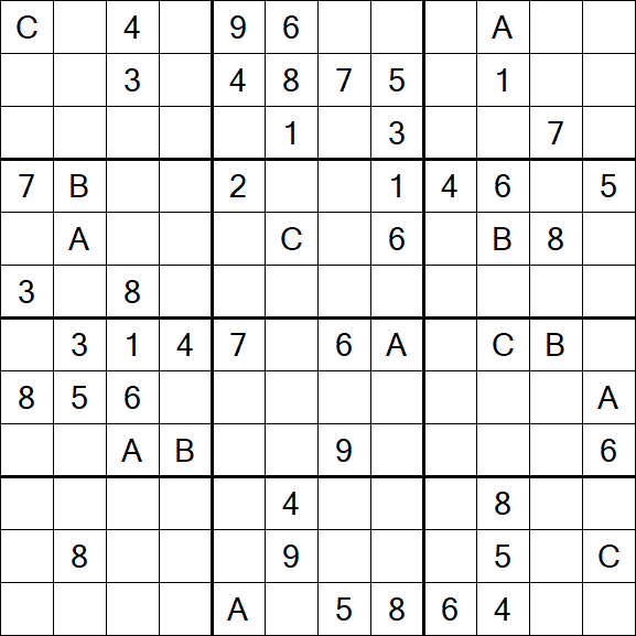 Sudoku 12x12 - Hard