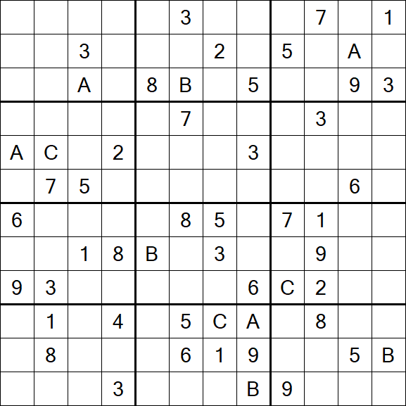 Sudoku 12x12 - Hard