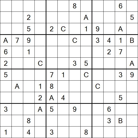 Sudoku 12x12 - Hard