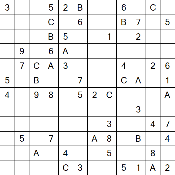Sudoku 12x12 - Hard