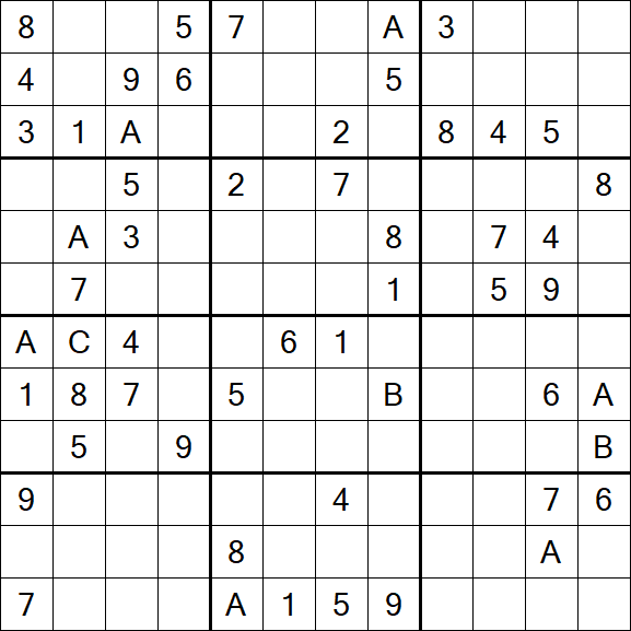 Sudoku 12x12 - Hard