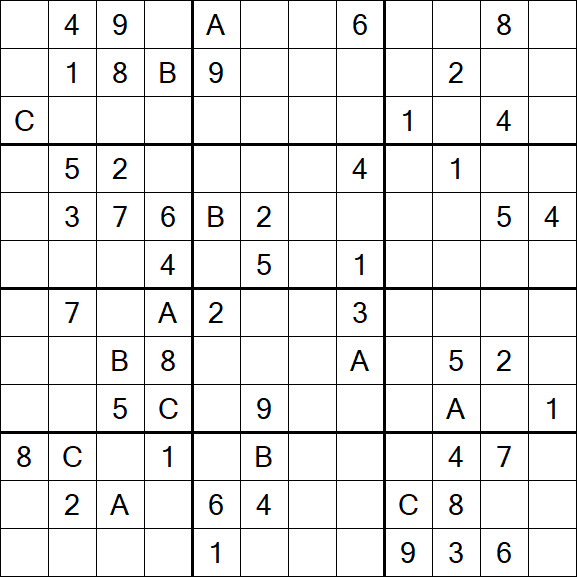Sudoku 12x12 - Hard