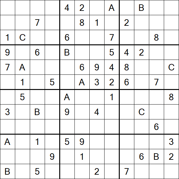 Sudoku 12x12 - Hard