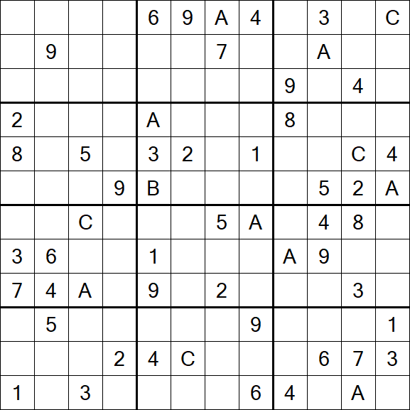 Sudoku 12x12 - Hard